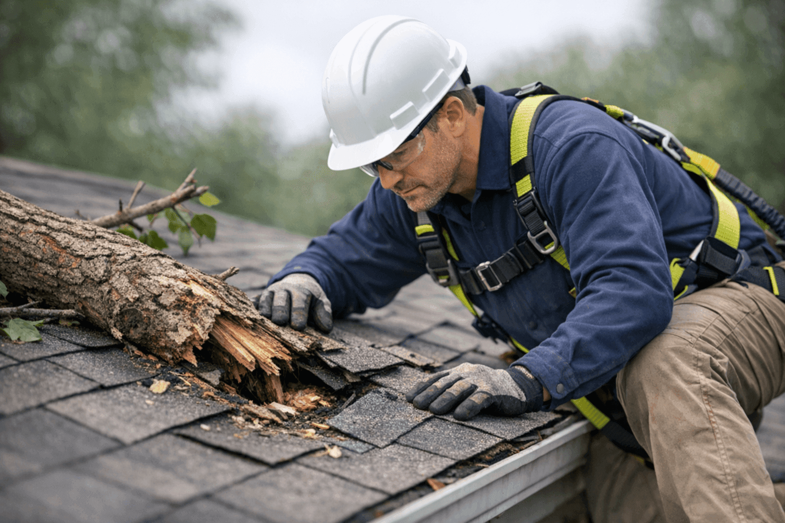 What to Do After a Tree Falls on Your Roof