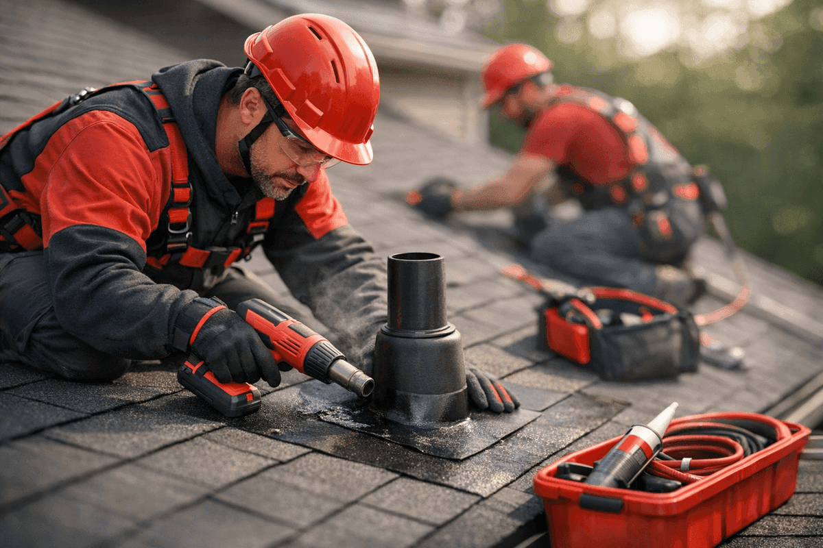 Leak Repair service by Overhead Roofing