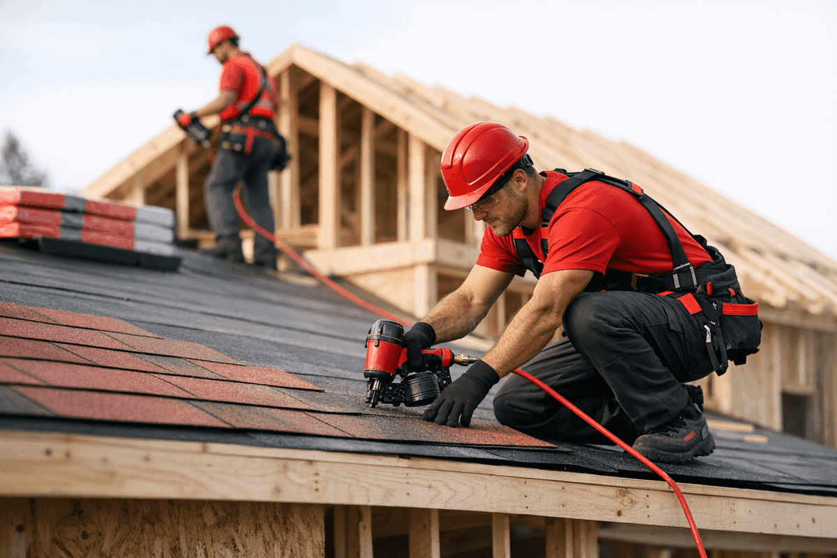 New Construction service by Overhead Roofing