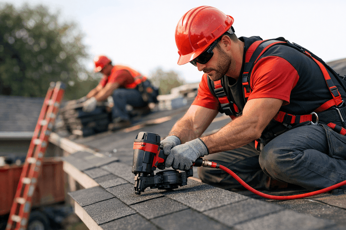 Roof Replacement service by Overhead Roofing