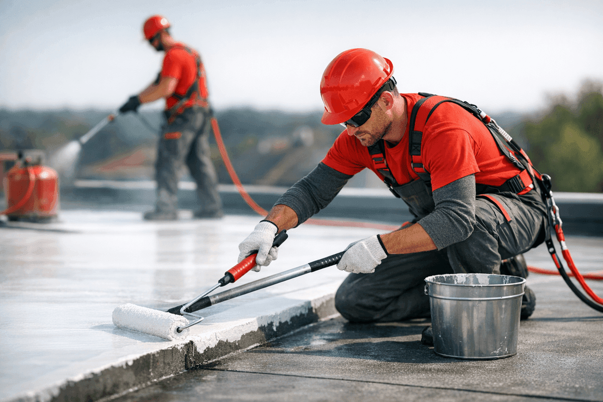 Sealants and Coatings service by Overhead Roofing